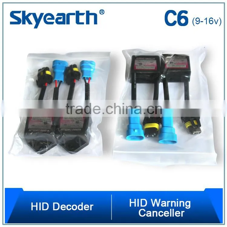 High Quality Error Free HID Warning Canceller HID Decoder C6 Blue Socket