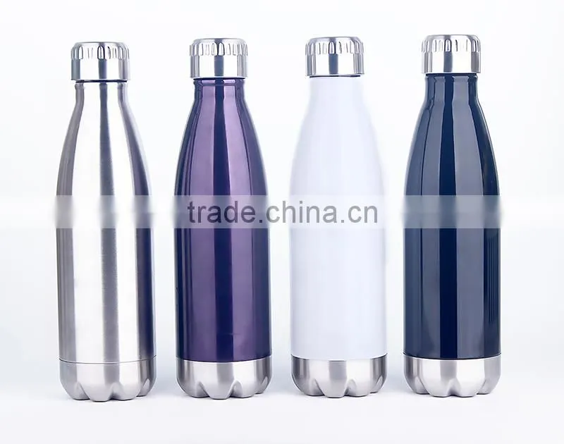 2016 new design custom logo cola thermos flask thermos bottle 500ML