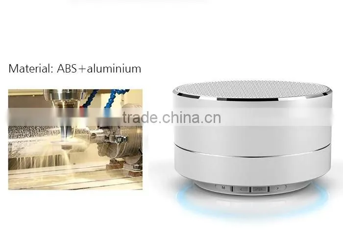 top tech audio speaker box Built in Mic, USB and TF card port mini bluetooth speaker