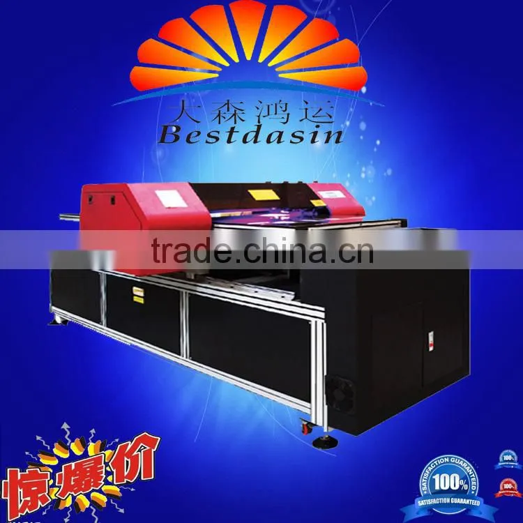 Glass advertising sign UV printer one time's printing high firmness