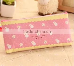 Latest cheap animal sheep pencil case , pencil bag for girls