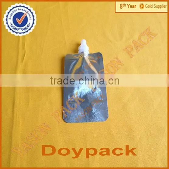 standing juice suction nozzle bag