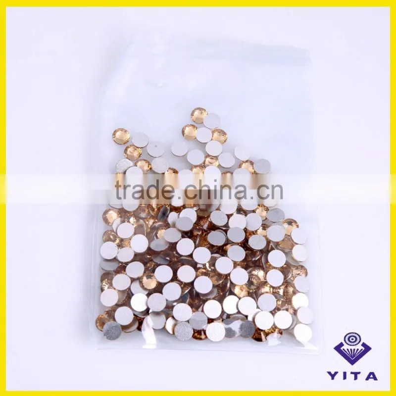 SS12 LCT Glass Non Hot Fix Flat Back Rhinestones For Nail Arts design