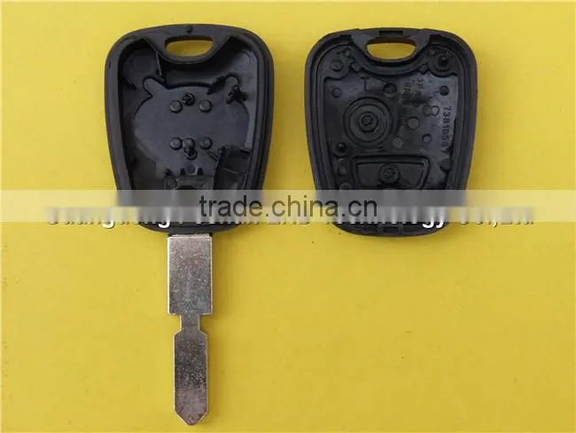 Key car no logo remote 2 button key cover shell blank peugeot 406 key fob