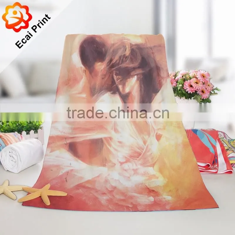 Latest modern dye sublimation micro fiber beach towel