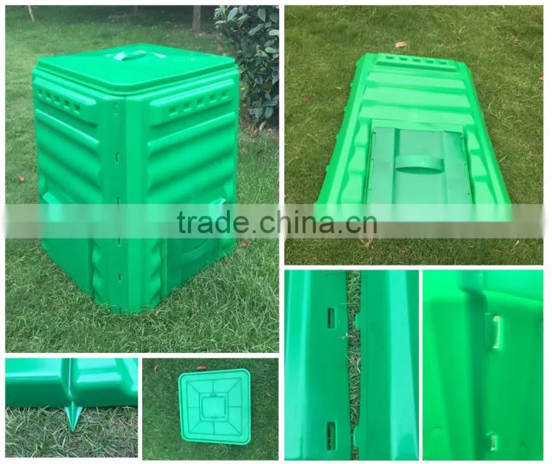 220L Outdoor plastic folding garden compost bin