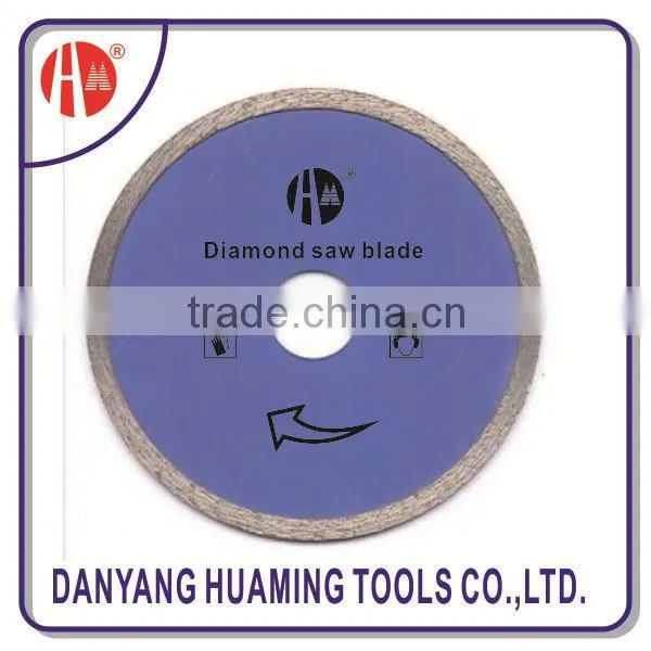 continuous rim/wet Circular Saw Blade for Granite, Marble, Bricks ,Concrete
