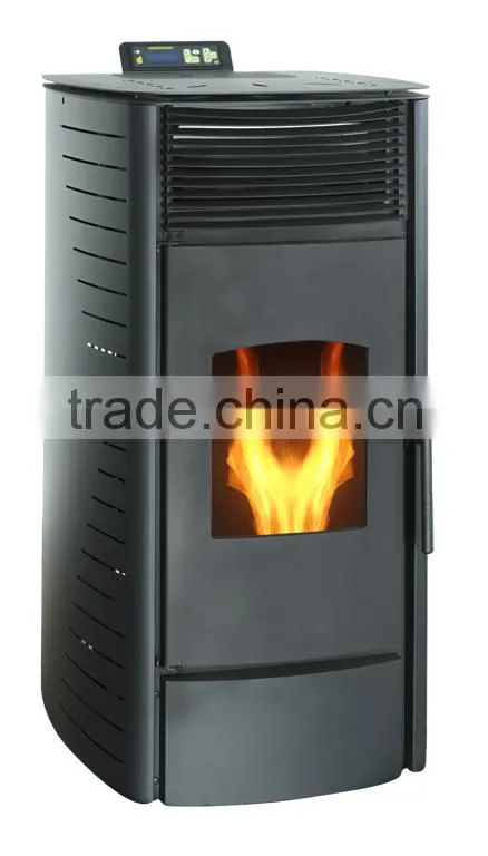green energy pellet stoves with remote control CE TUV fireplace