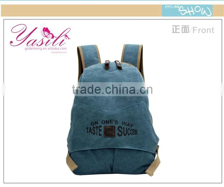 2014 backpack for school;blue canvas backpack;fashionable backpacks