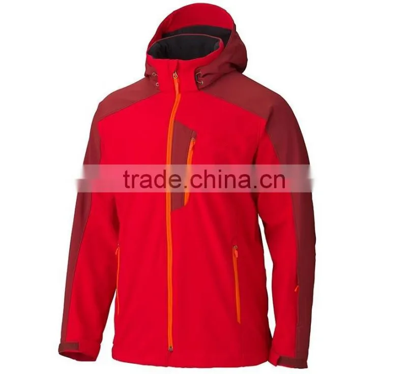 wholesale men waterproof taped softshell jacket plus size