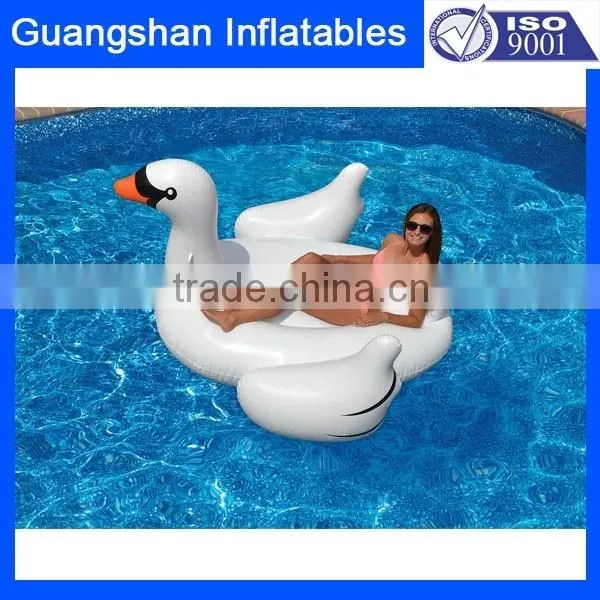 Giant Inflatable flamingo floater mattress with holders