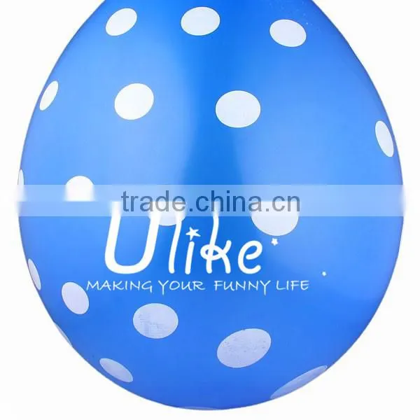 2014 promotional ballons printed latex ballon Polka Dot Balloons decoration ballon s