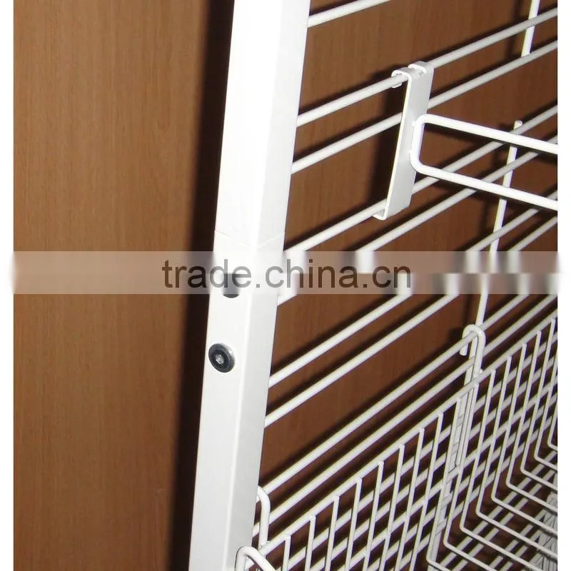 universal double sided metal rack stand