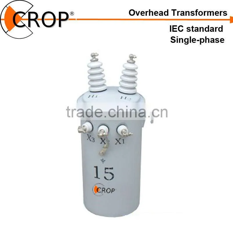 Single-phase overhead transformers 5-167kVA