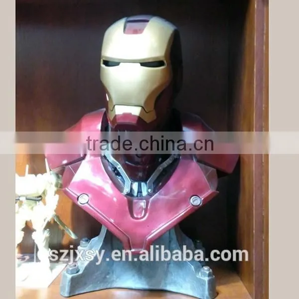 fiberglass resin charactor life size Ironman bust
