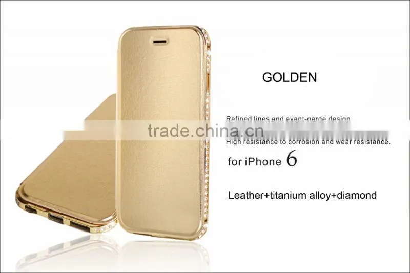 Design Genuine Real Leather Back Cover for mobile phone back cover for iPhone 6s
