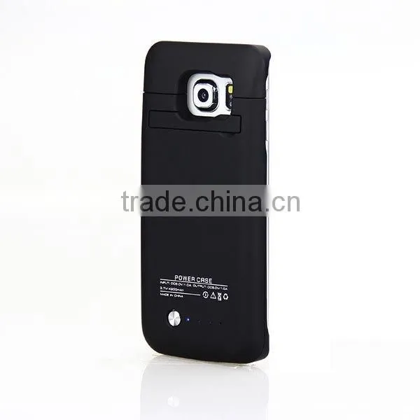 Rechargeable 4200mAh portable backup power bank battery charger case for smartphone s6
