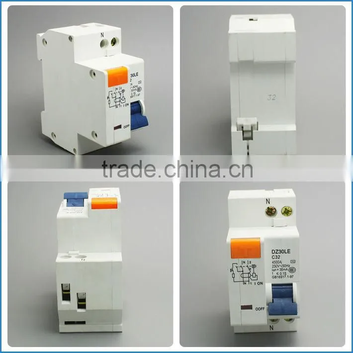 DZ47LE-63 3P, Earth leakage circuit breaker, Residual Current Circuit Breaker