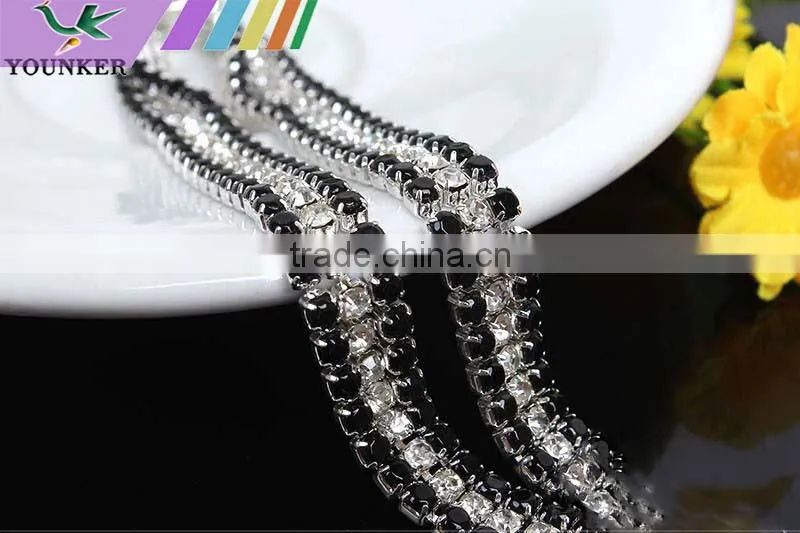 Bling Bling Fashion latest Fancy Rhinestone Cup Chian For Garments,bags,shoes decorations YSC12