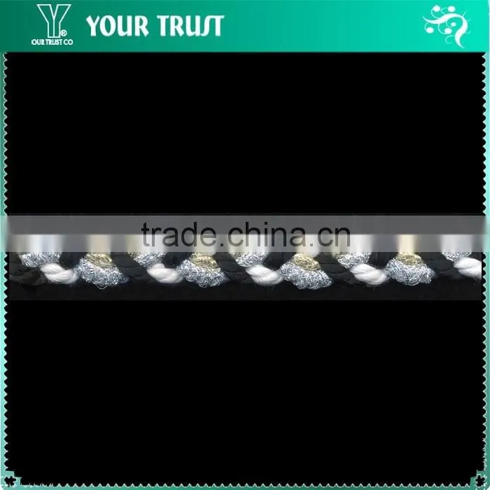 Silver Or Gold 10MM White Polyester Lace Metal Grommet Eyelet Trimming