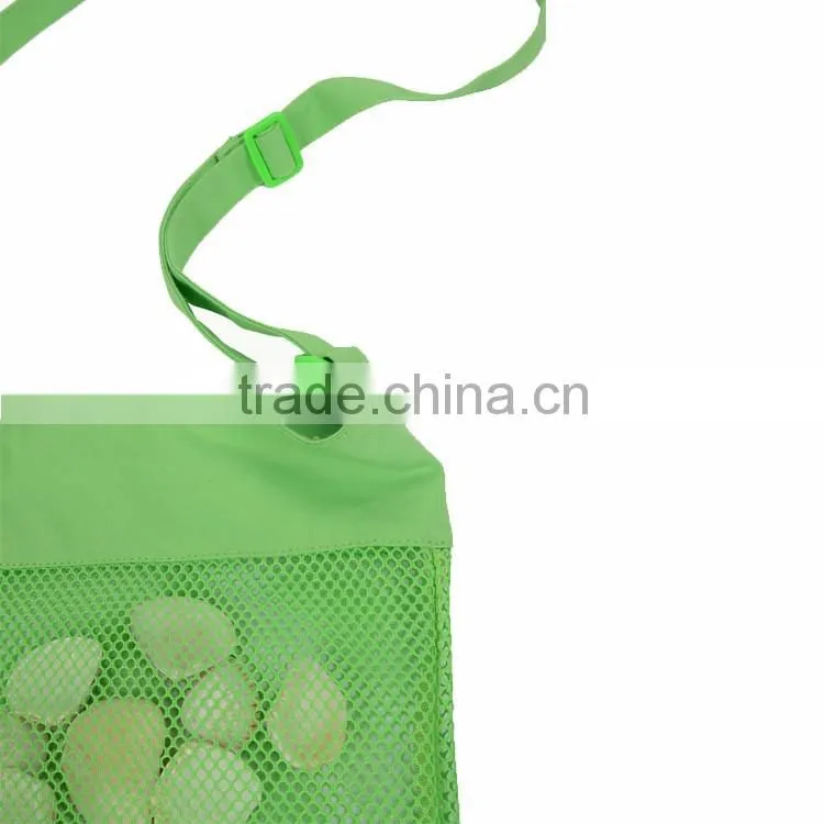 Customized mesh shell tote beach seashell tote bag