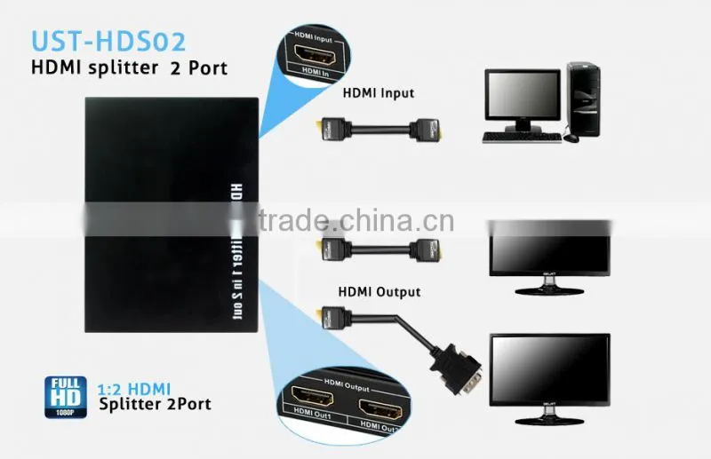 HD Splitter 2 Port HD 3D Splitter hd splitter 2 port