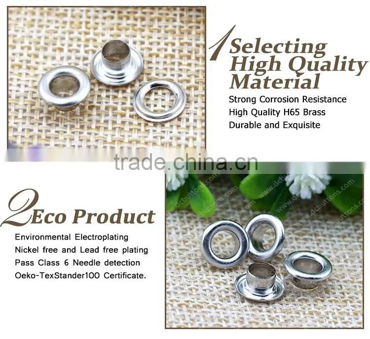 Antique brass,Metal,copper,nickel,brass,zinc Material and Metal Feature eyelet