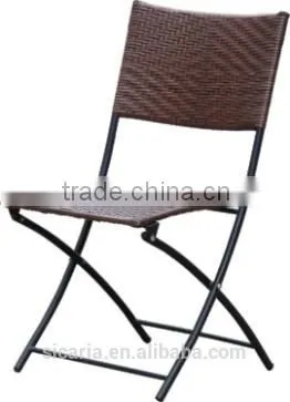 portable folding wicker chair for cafe