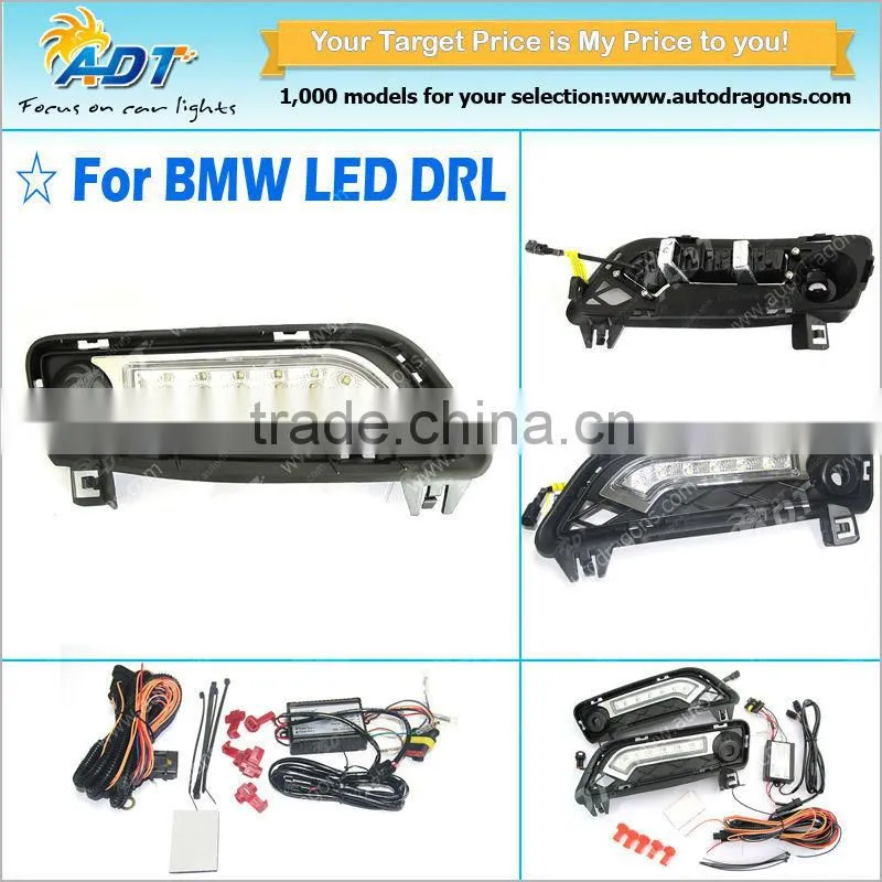 2 x Super White 6LED Car Daytime Running Light DRL Daylight Kit 12V DC Head Lamp