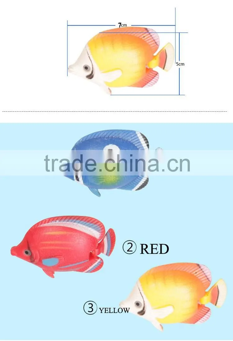 Water pond decoration beautiful plastic artificial pond fish