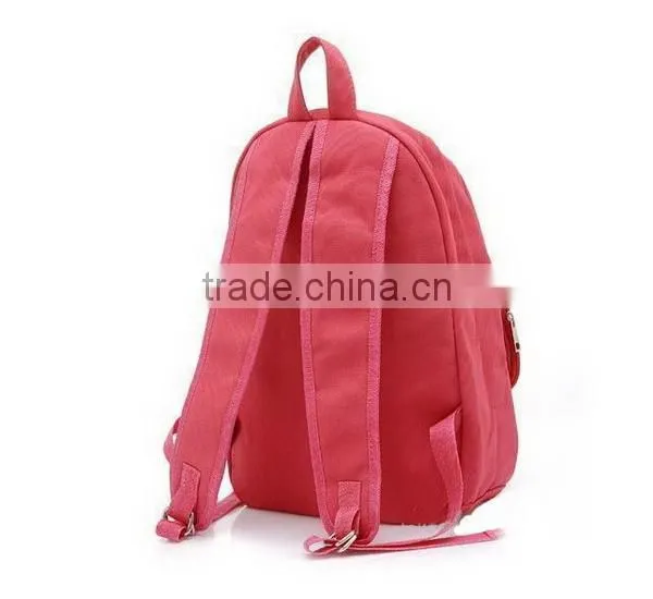 Design latest korean style cartoon girls backpack