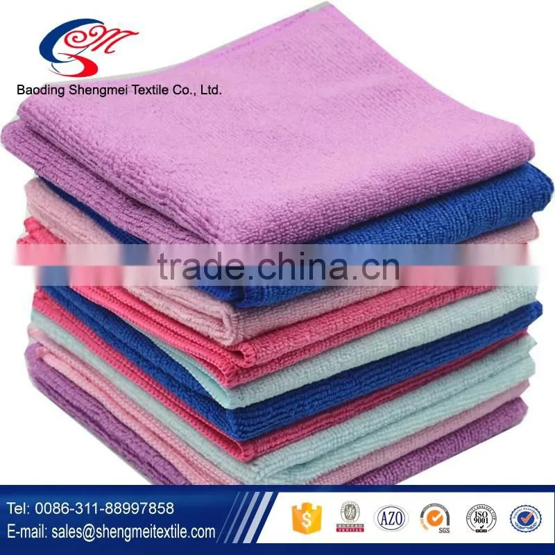 Premium quality and quick drying OEM order of microfiber cleaning towel