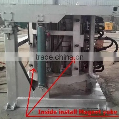 Steel Shell IF Metal Melting Induction Furnace with 2ton capacity