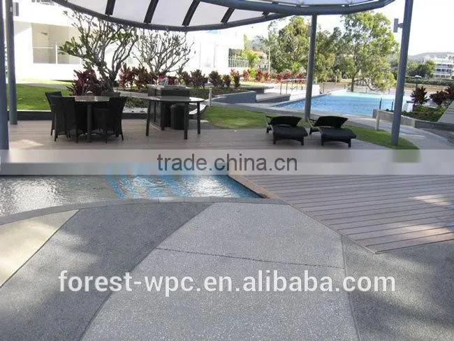 tiles for pools prices 140*23*2200mm wave board high density wpc composite wood deck covering