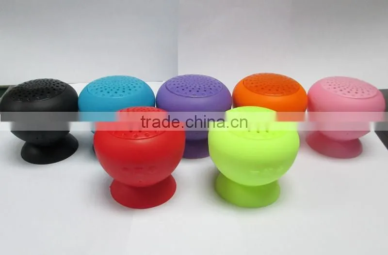 Portable mini waterproof bluetooth outdoor music speaker with MIC handfree function