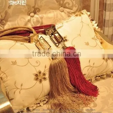china supplier curtain tassel fringe polyester tassel