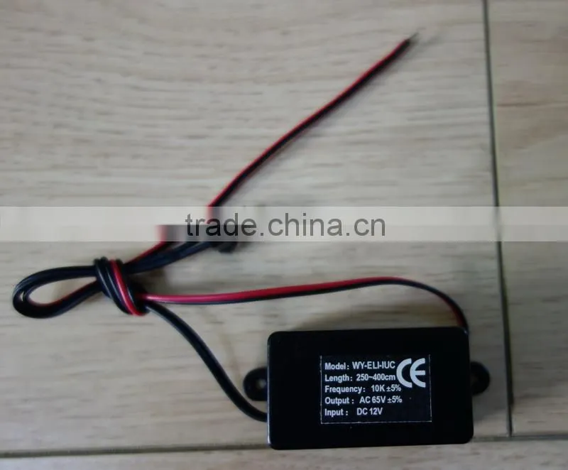 WY-ELI-IUC-250-400cm fixer el wire low noise inverter / low noise el wire inverter / el wire Inverter with fixer