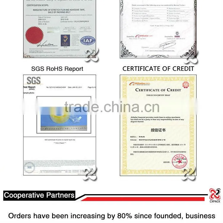 Yellow high tensile strength recycle16mm pp strapping band