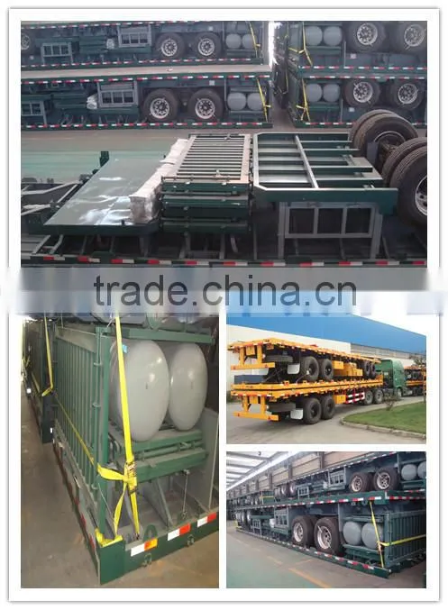 CIMC Triangle Tyre/BPW Axle Side Wall Flatbed Semi Trailer Sales Vietnam