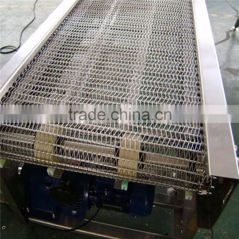 Factory price wire mesh belt conveyor for food roasting and freezing