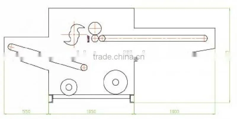 TEXTILE MACHINE DT350 CUTTING MACHINE