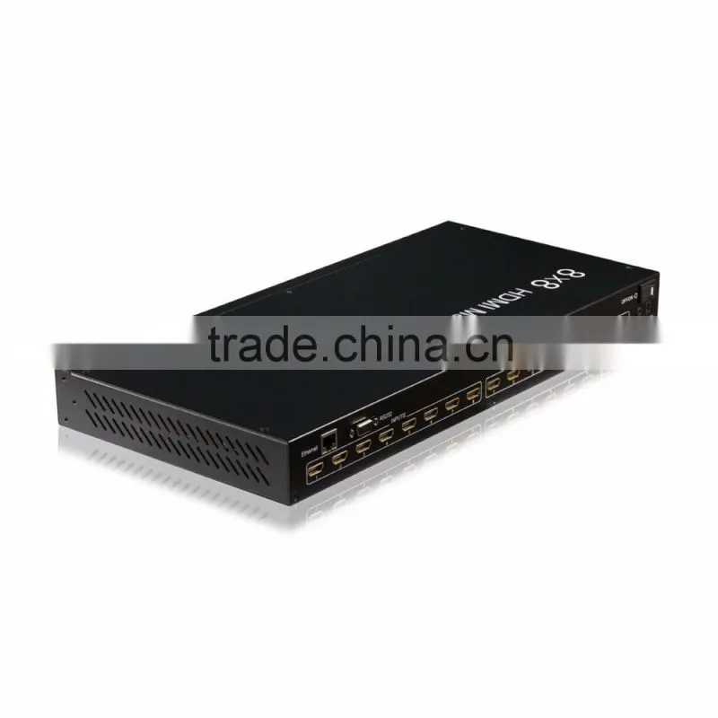 Customized hot-sale hdmi video/audio switch/matrix 8x8 hdmi matrix switch 8 in 8 out for hot video player made in China