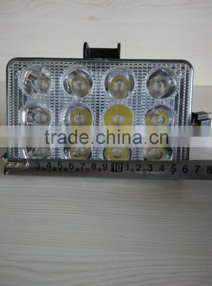 12 LEDs work light fog light for truck 12v/24v led light truck