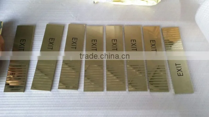 stainless steel letter image sign for door