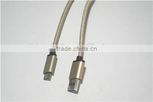 6 Feet / 2 Meter USB Type C Nylon Braided Cable for Apple New Macbook, ChromeBook Pixel and