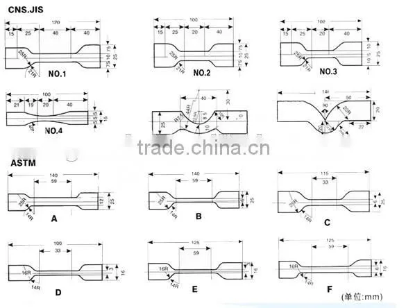 Dumbbell Plastic/Rubber Sample Cutting Machine/Sample Making Cutter