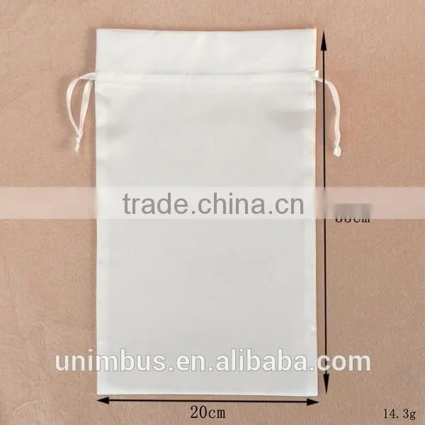 2014 new design custom satin hair packaging bags