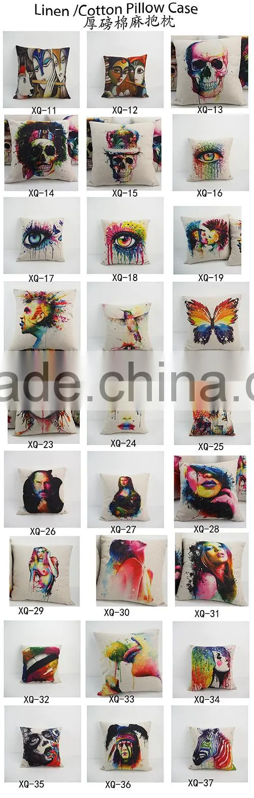 Creative latest design cushion covers for outdoor furniture custom large pillow cases throw pillow covers