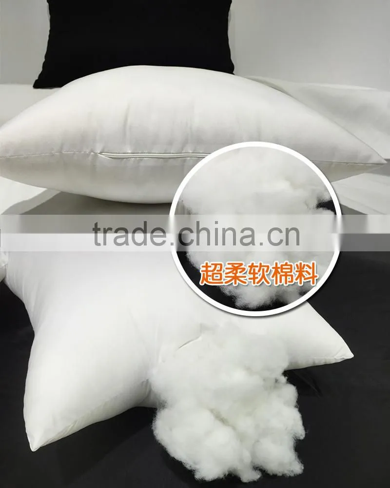 Nonwoven and brush fabric cushion insert pillow inner cushion core pillow filling with pp cotton,batting,buckweat