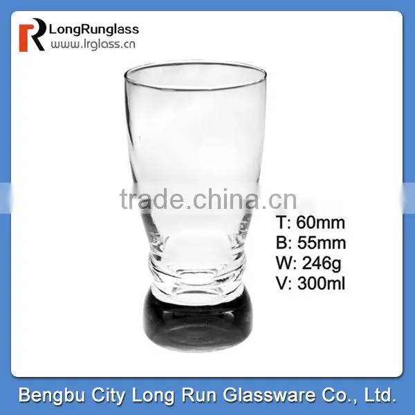 LongRun 10oz China-made long beer glass cup&drinking world glass cup&bar glassware wholesale